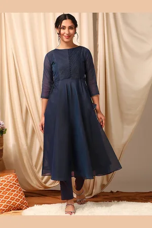 Boat Neck Anarkali Kurta