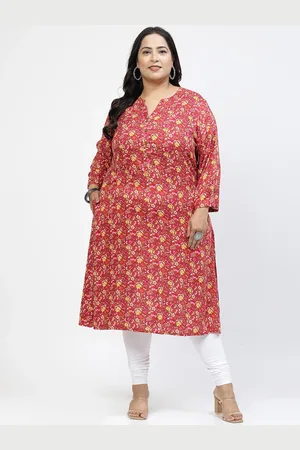 Women Floral Printed Flared Sleeves Kurta